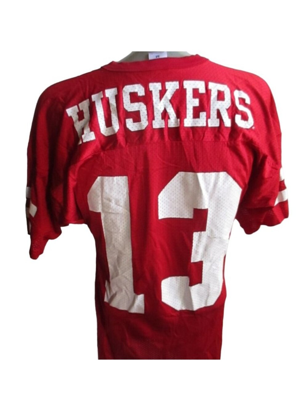 Vintage 1990's Medium Men's T-shirt Nebraska Huskers Football Jersey Red #13